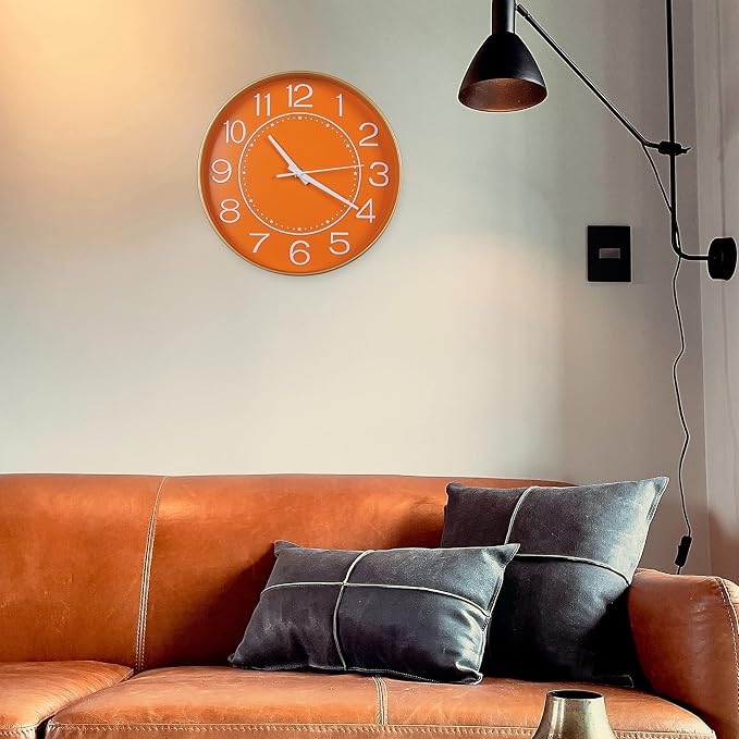 HZDHCLH Small Wall Clocks Battery Operated, Quartz Movement, Silent Non Ticking - Image 4