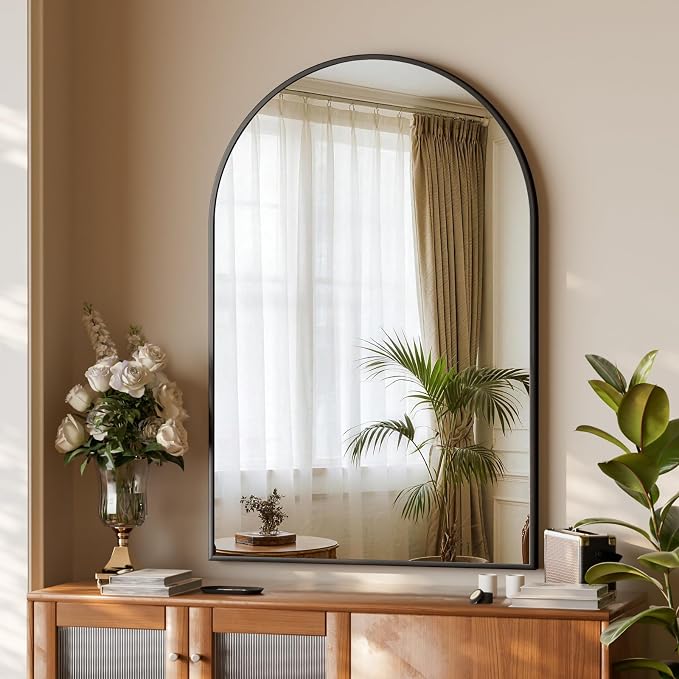 XRAMFY 32"x48" Arched Bathroom Mirror - Image 3