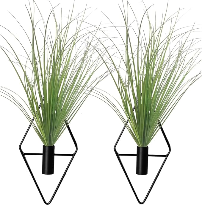 Hanging Planters with Artificial Plants by YESKY