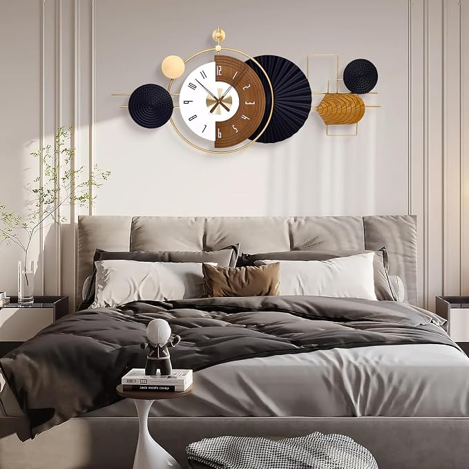 47X21.6inch Extra Large Wall Clock Battery Operated Decorative Modern Clocks - Image 4