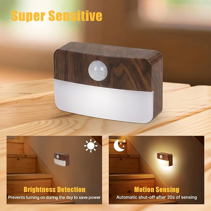 Guankai 8 Pack Motion Sensor Stair Light - Image 6