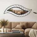 ironsmithn Decorative Wall Mirror, Leaf Teardrop Mirror by ironsmithn