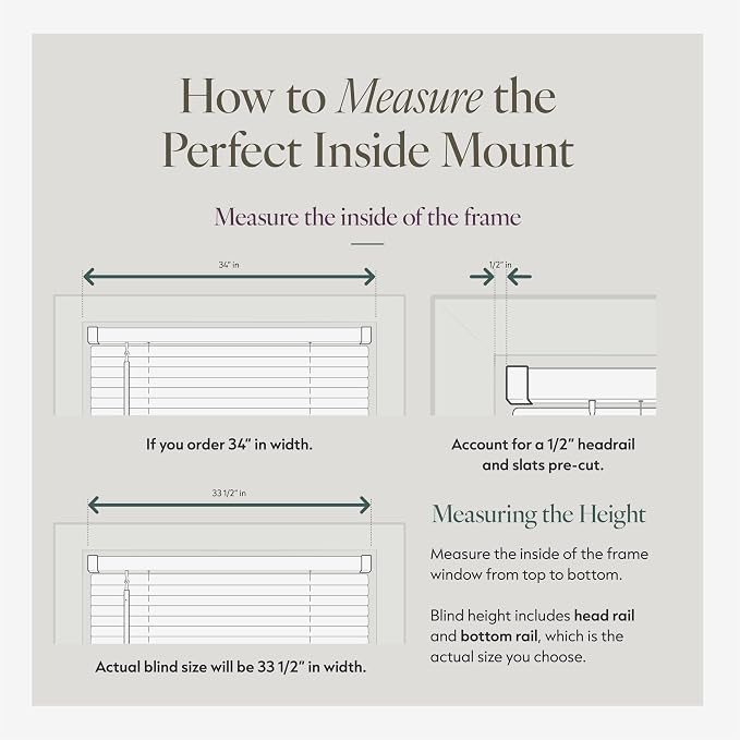 CHICOLOGY Cordless Mini Blinds, 1 Inch Vinyl Window Blinds, Room Darkening & - Image 8