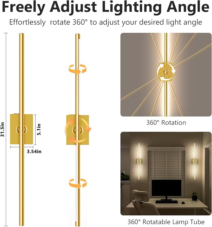 1 Pack Rechargeable Wall Sconce - Image 7