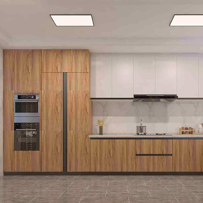 COSNIGHT Wood Grain Contact Paper Peel and Stick Wallpaper Self Adhesive Wall - Image 4