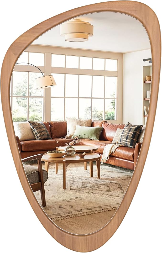 WallBeyond Asymmetrical Mirror, Irregular Wall Mirror, Wall Mirrors Decorative by WallBeyond