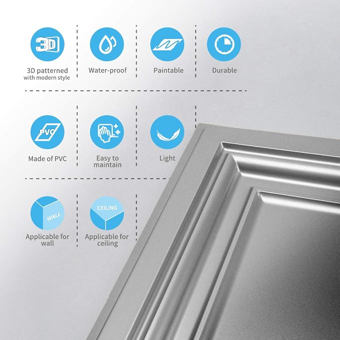 Art3d PVC Ceiling Tiles - Image 7