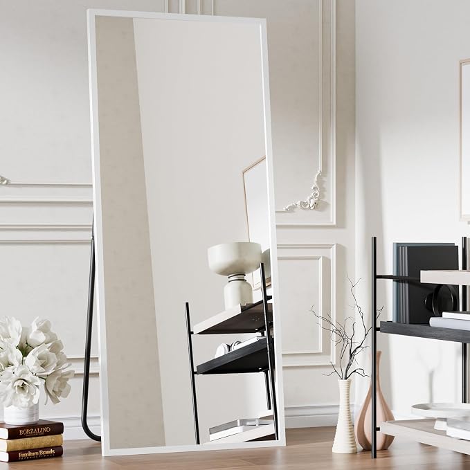 Koonmi 71"x30" Floor Mirror Full Length, Bedroom Floor Body Mirror - Image 2