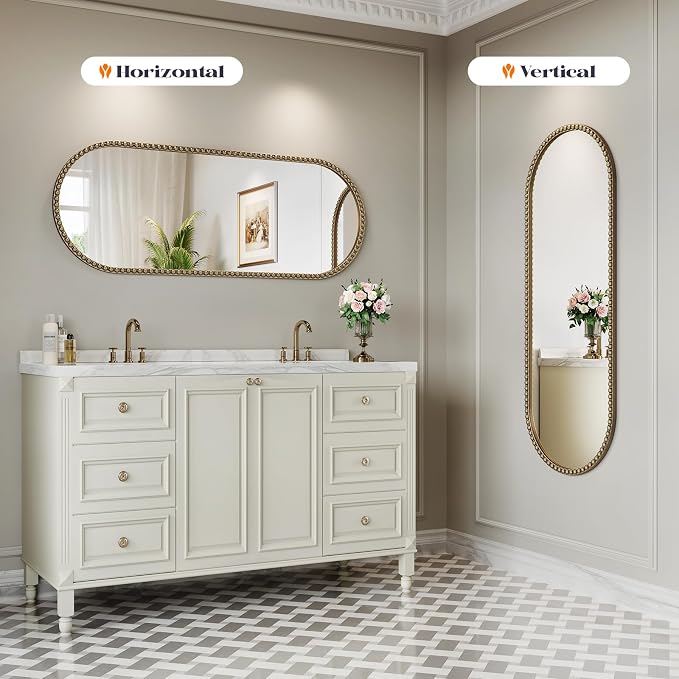Champagne Bronze Bathroom Mirror - Image 3