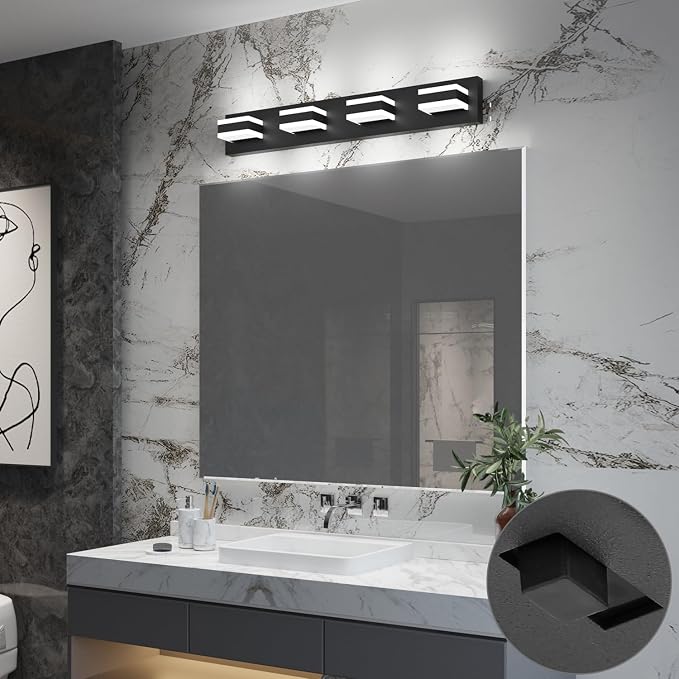 SOLFART 4 Lights Bathroom Vanity Lighting Over Mirror, 5 Color Temperature - Image 3