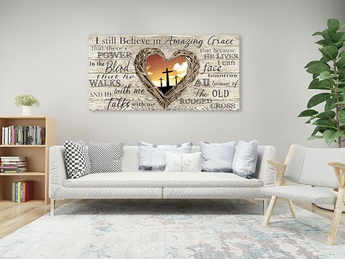 Cao Gen Decor Art A63598 Amazing Grace Wall Art Decor Canvas Print Picture - Image 9