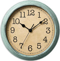 Wall Clock, 9 Inch Silent Wall Clocks Battery Operated, Decorative Clocks by HYLANDA