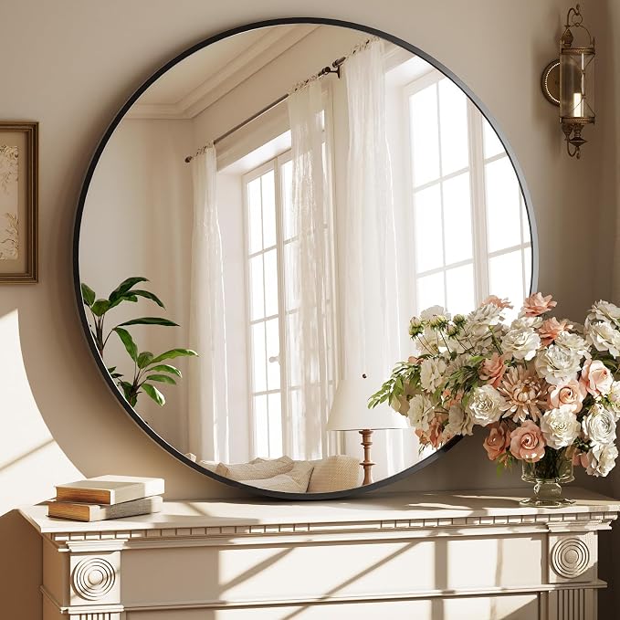 XRAMFY 40 Inch Round Mirror by XRAMFY