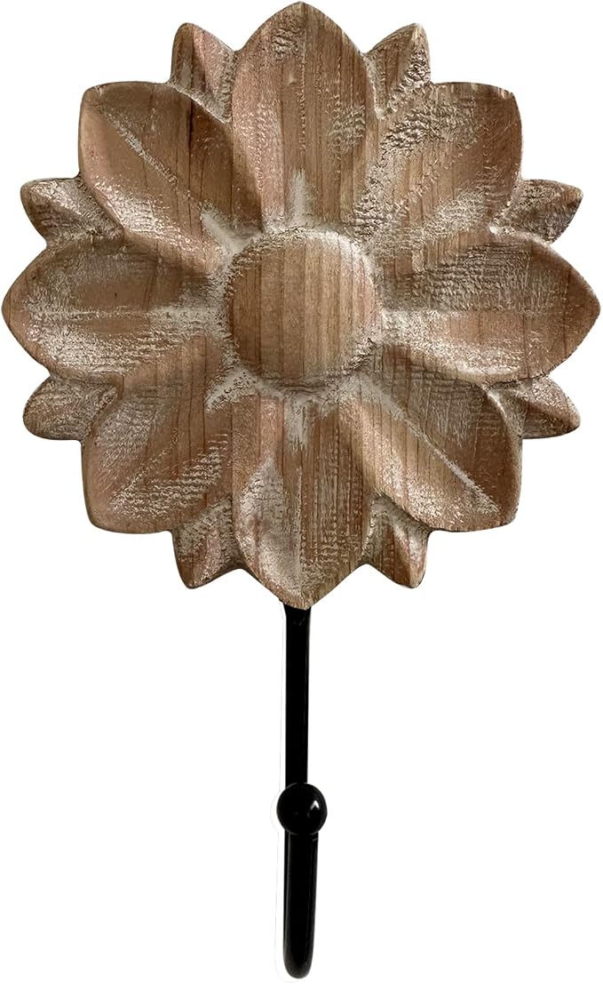 dwellington Flower Towel Hooks Decorative Hooks Hanger by dwellington