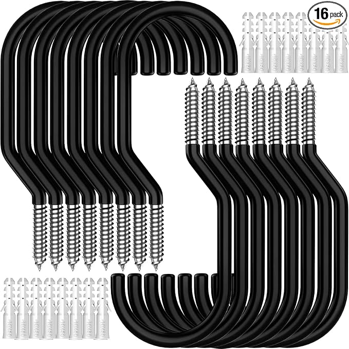 GURADESIGN 16-Pack Heavy Duty Bike Hook, Loading Capacity 100 LBS, 6 inch by GURADESIGN