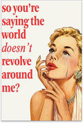 noxozoqm 70s Pink Sexy Women Poster Funky Funny Quote Wall Art Retro Housewife by Unknown