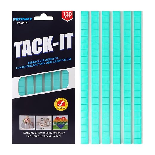 Feosky Adhesive Poster Sticky Tack Putty, Reusable and Removable Adhesive Putty by Feosky