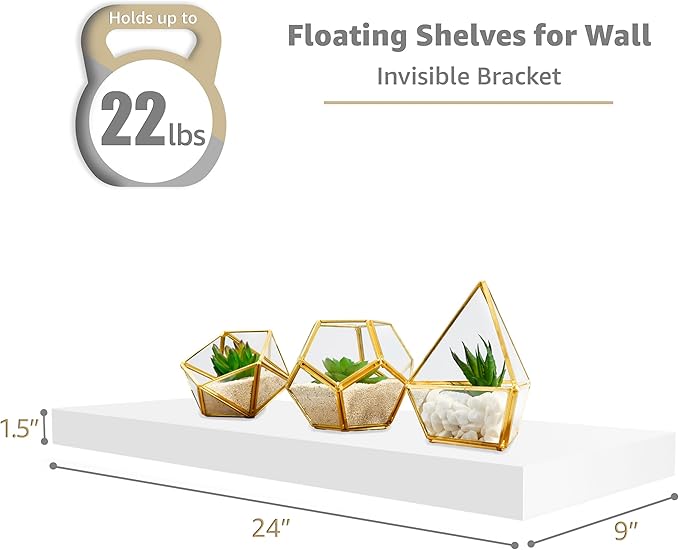 Sorbus Floating Shelves for Wall - Image 3