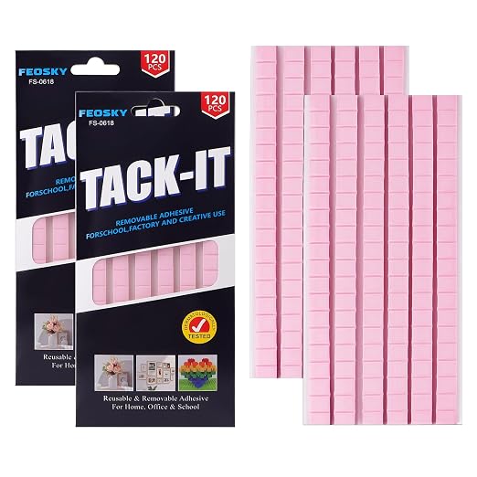Feosky Adhesive Poster Sticky Tack Putty, Reusable and Removable Adhesive Putty by Feosky