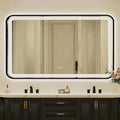 32x55 Inch LED Bathroom Mirror by Unknown