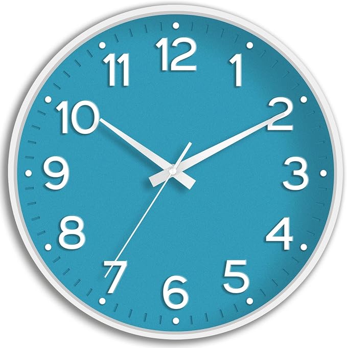 Roymnie Wall Clock 12 Inch Silent Wall Clocks Battery Operated-Modern Non by Unknown