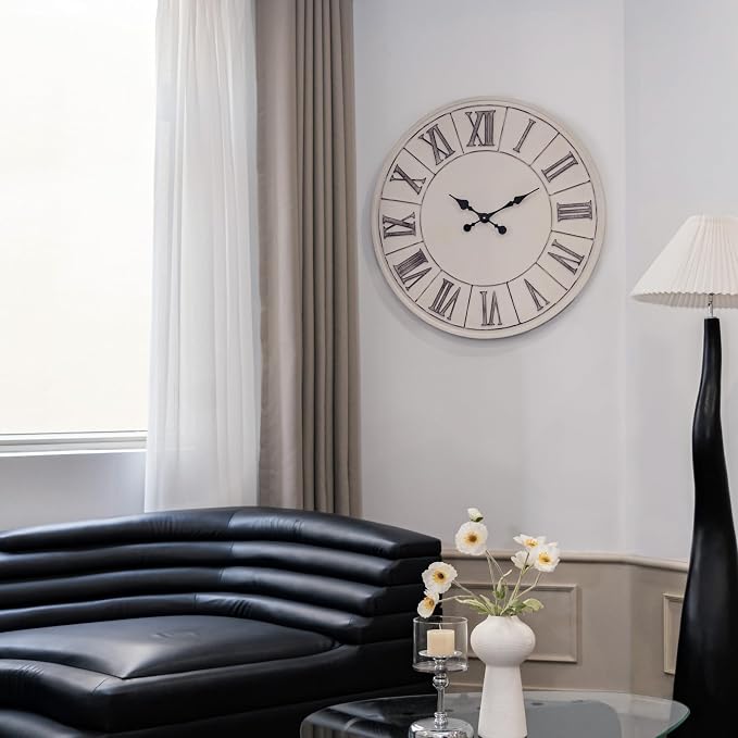 Large Farmhouse Wall Clock - Image 8
