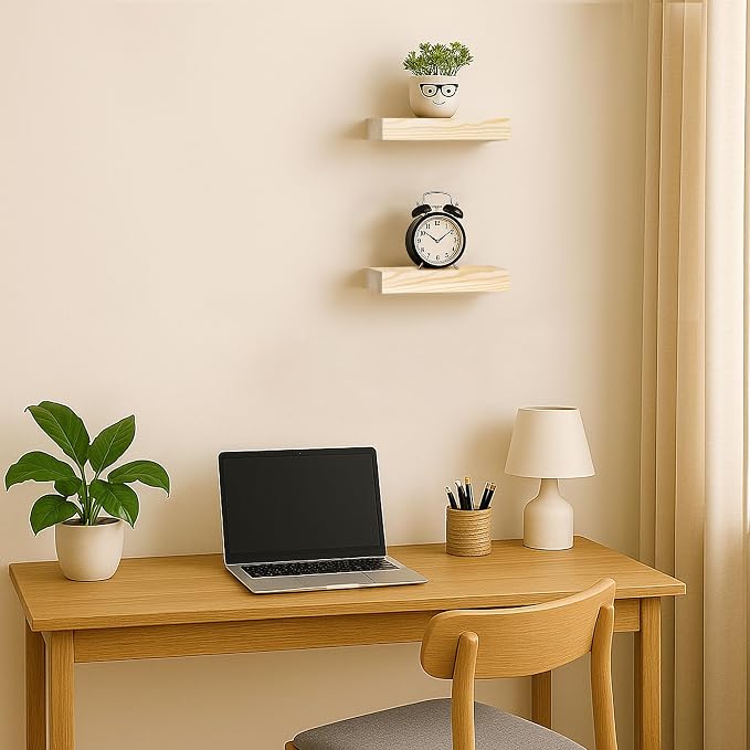 BGMG Small Wood Floating Shelves - Image 2