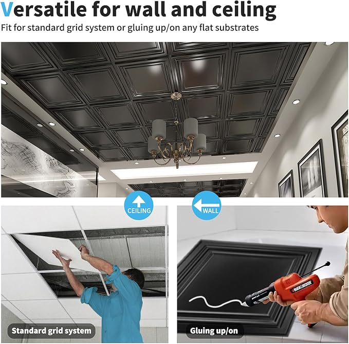 Art3d PVC Ceiling Tiles - Image 6