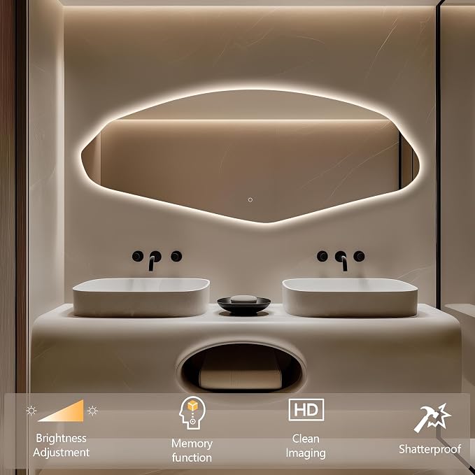 Led Mirror Full Length, Frameless Long Mirrors - Image 4