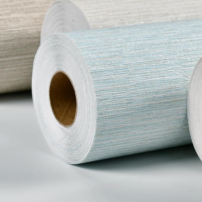 Haimin Grasscloth Wallpaper Peel and Stick 20.9in X 393in Fabric Contact Paper - Image 8