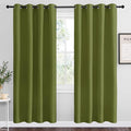NICETOWN Olive Green Blackout Curtains 78 inches Length by NICETOWN