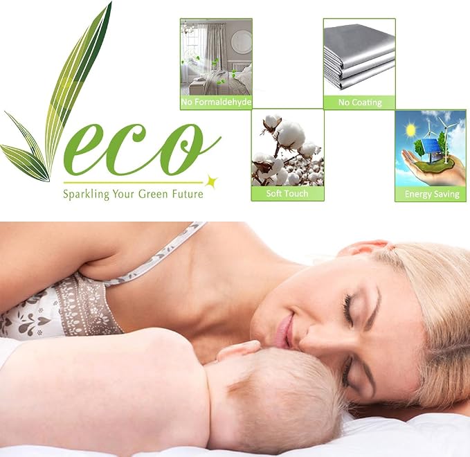 NICETOWN 100% Blackout Curtain Set, Thermal Insulated & Energy Efficiency - Image 7