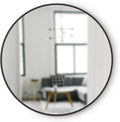 Umbra Hub Round Wall Mirror by Umbra