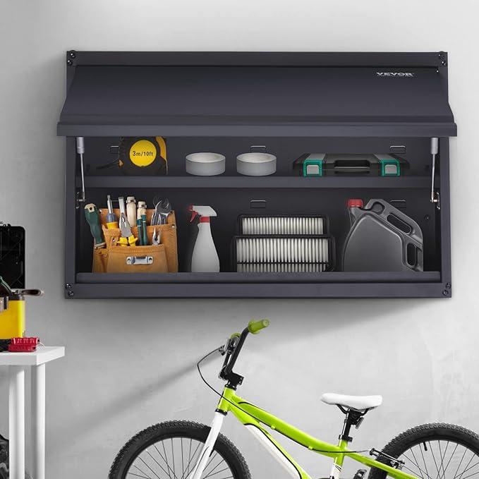 VEVOR Metal Storage Cabinet, 120lbs Load Capacity per Shelf, Press to Close & by VEVOR