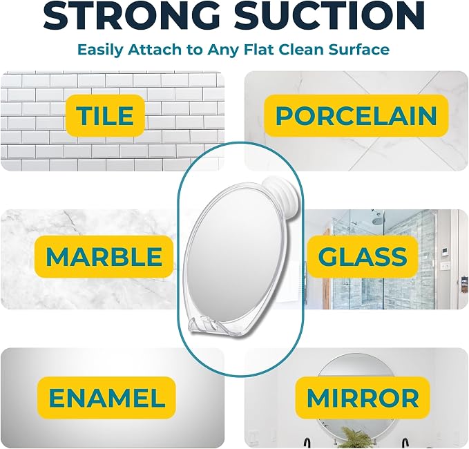 HONEYBULL Fogless Shower Mirror - Image 4