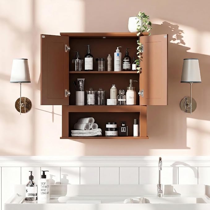 VINGLI Bathroom Wall Cabinet, Medicine Cabinet - Image 3