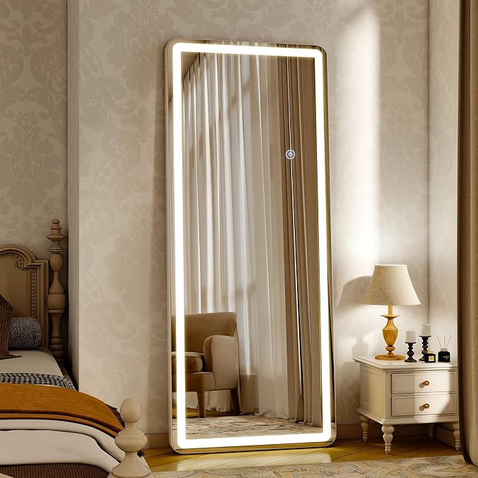 60"x16" LED Full Length Mirror – Standing Floor Mirror - Image 5