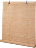 Bamboo Blinds for Interior Windows, Custom Roller Shades for Indoor Window and by BAYUE