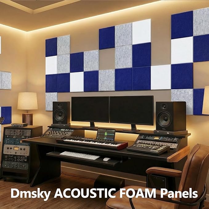18 Pack Acoustic Panels-12"X12"X 0.4"Soundproof Wall Panels, High-Density Sound - Image 5