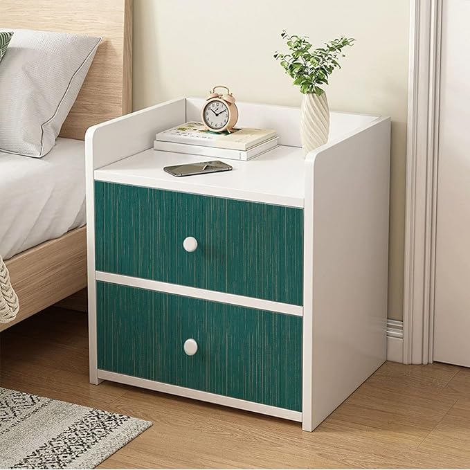 Teal Grasscloth Peel and Stick Wallpaper Vintage Texture Removable Waterproof - Image 5