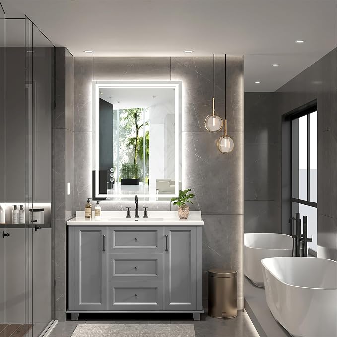 Ratsamee 24x32 Inch LED Bathroom Mirror - Image 2
