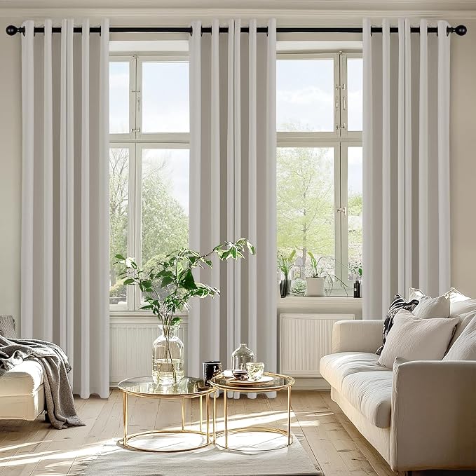 MIULEE Blackout Curtains for Bedroom Living Room 2 Panels, Thermal Insulated - Image 6