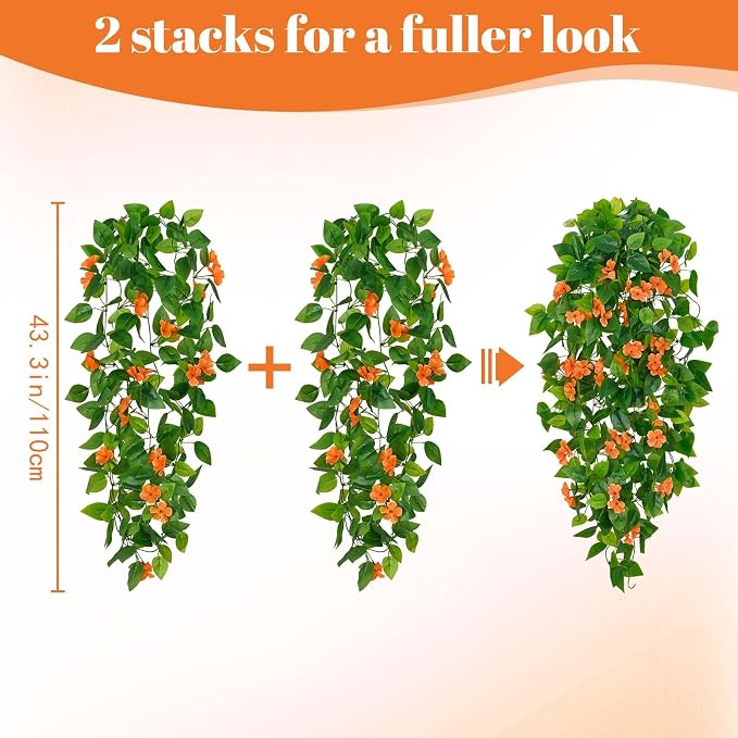 BLEUM CADE Artificial Hanging Flowers - Image 2
