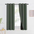 NICETOWN 100% Blackout Curtains 60" Long, Pair of Energy Smart & Noise Blocking by NICETOWN