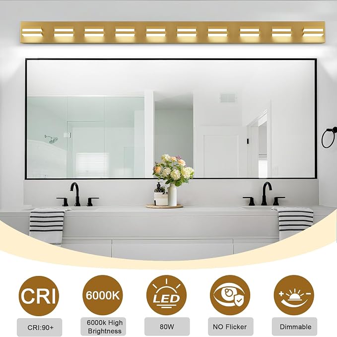 IZORRO LED Modern Bathroom Lights Fixtures, Vanity Lights - Image 4