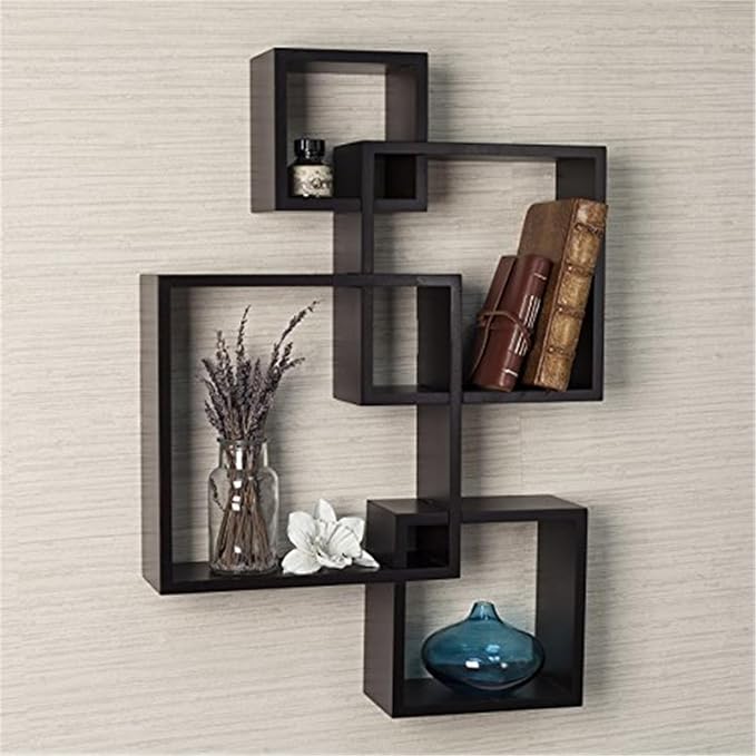 Danya B. BR1023ES Decorative Wall Mount Floating Intersecting Cube Accent Wall by DANYAB