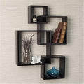 Danya B. BR1023ES Decorative Wall Mount Floating Intersecting Cube Accent Wall by DANYAB
