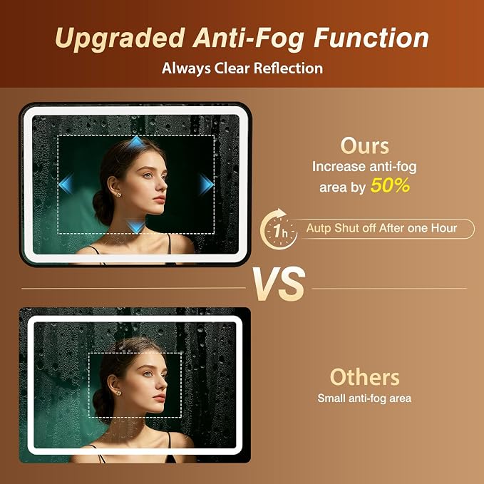 32x55 Inch LED Bathroom Mirror - Image 5
