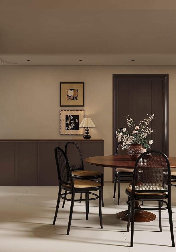 Dimoon 236.2''x17.7''Coffee Brown Peel and Stick Wallpaper Contact Paper Modern - Image 7