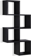Danya B. Cubby Chessboard Wall Shelf – Black by DANYAB
